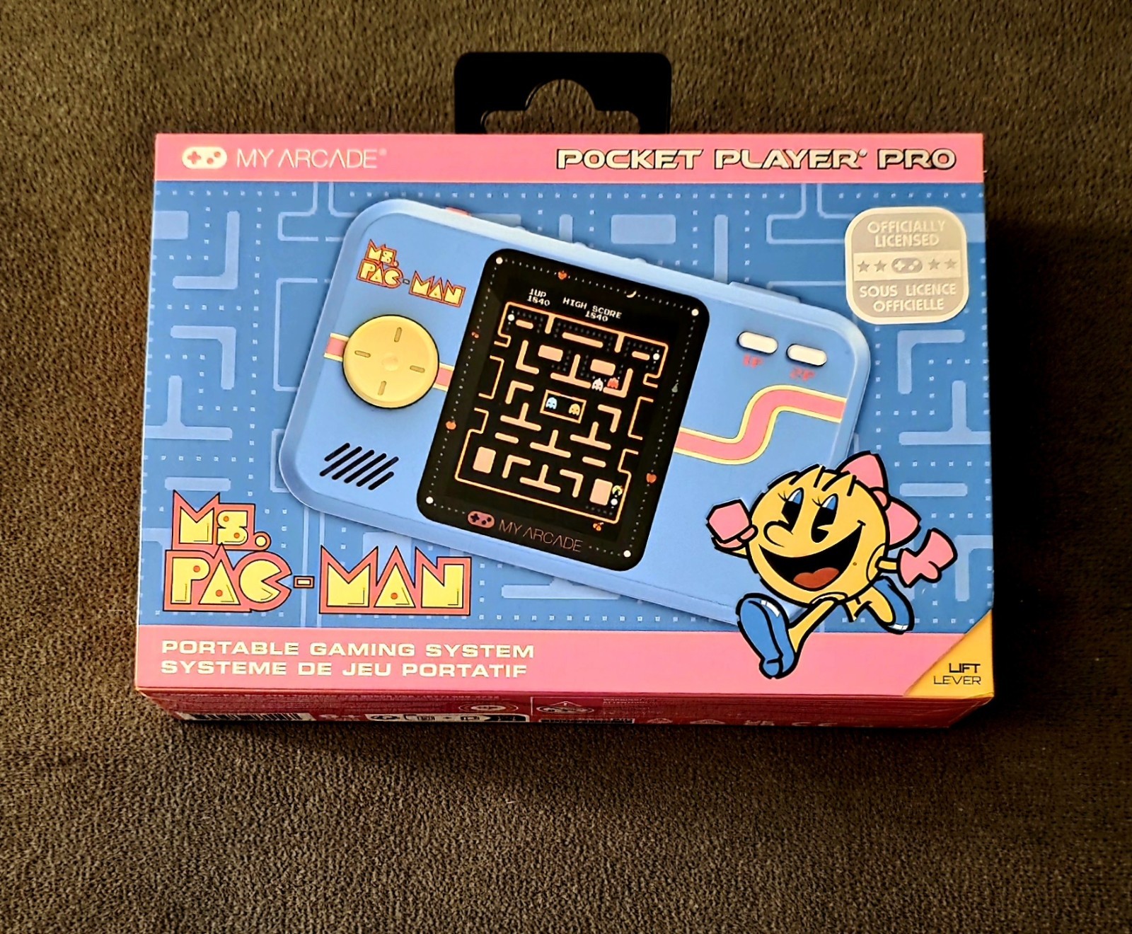 My Arcade Pocket Player Pro Ms. Pac Man - 2.7" Color Display