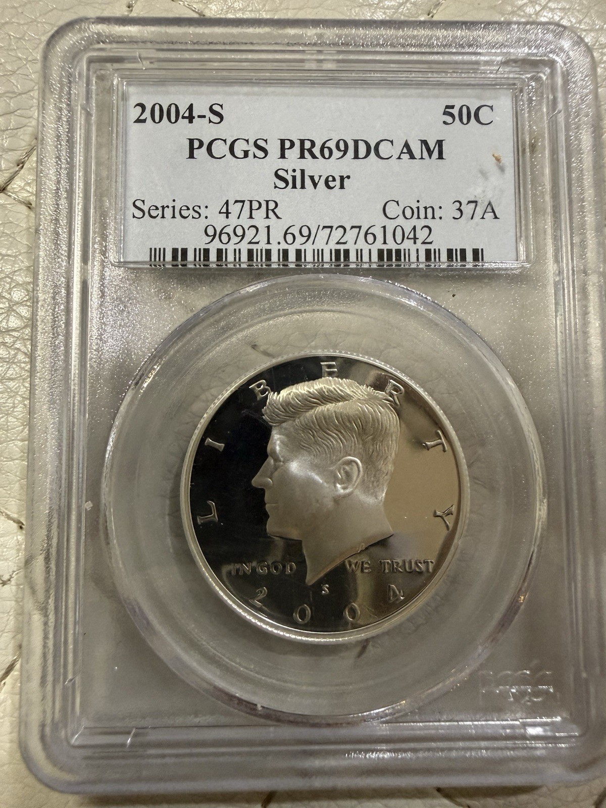 2004-S 50C PCGS PR69DCAM Silver Series:47PR Coin: 37A  #96921.69/72761042