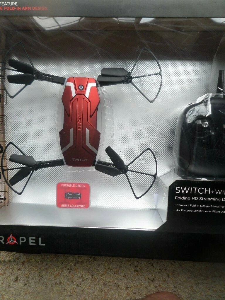 Propel Switch +WiFi Folding HD Streaming Drone with On-board HD Camera