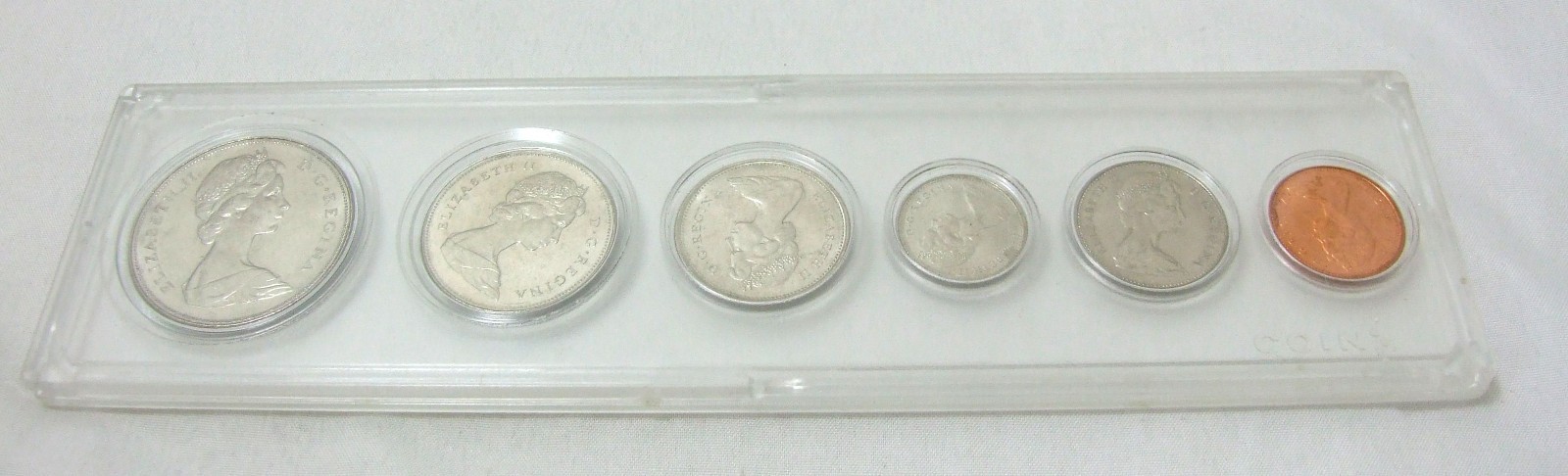 Canada 1968 Proof Like set 6 Coins - Mintage 521,641 PL19 Krause KM59.1-60.1