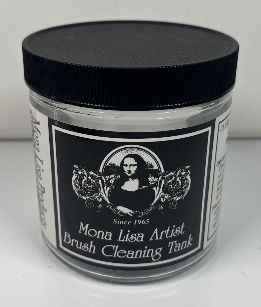 Houston Art Inc. Mona Lisa Artist Brush Cleaning Tank Clean Preserve Condition