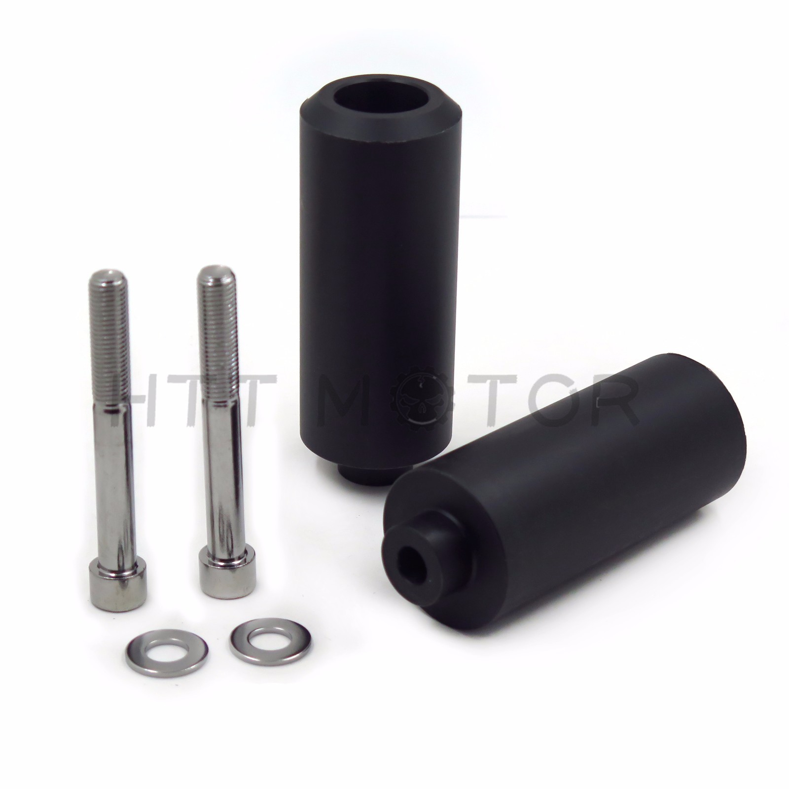 For Yamaha 2004 2005 2006 2007 2008-2012 FZ-6 FZ-6S 600 Extended Frame Slider bl