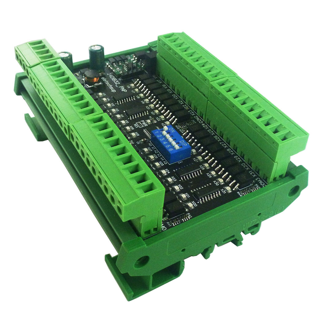 24DIB32 DI PNP Digital PLC IO Expan Optical Dedicated Isolate Power Reset