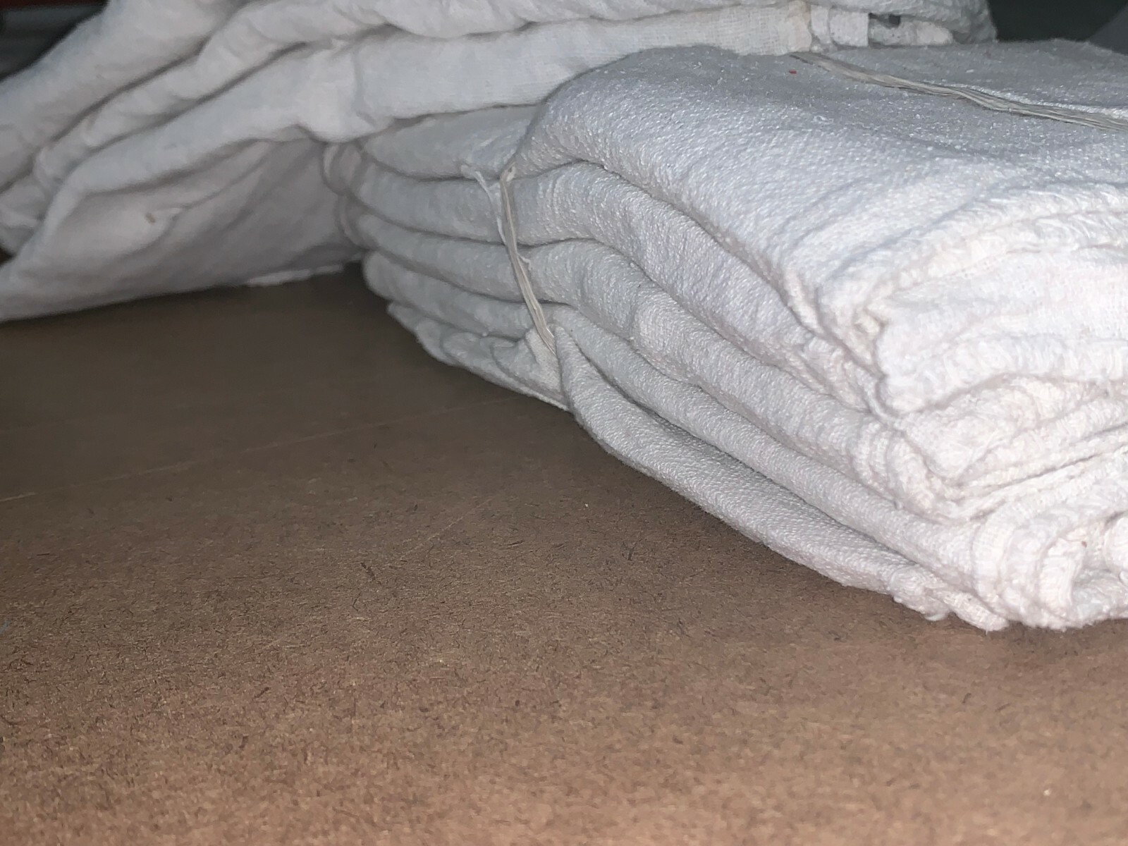 100 new great mechanics shop rags towels white 13"X14"