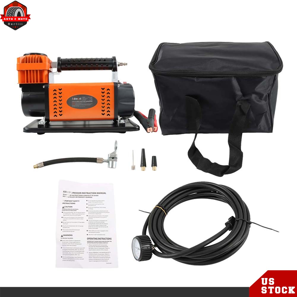 12V Offroad Air Compressor Pump Portable Car Tire Inflator 7.06CFM 150PSI 12V
