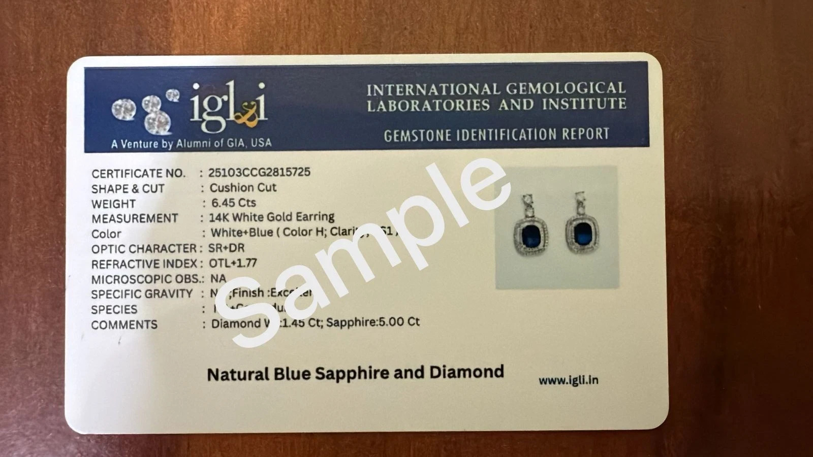 3.50 Ct Oval Cut Natural Emerald Diamond Earring 14K Solid White Gold Stud
