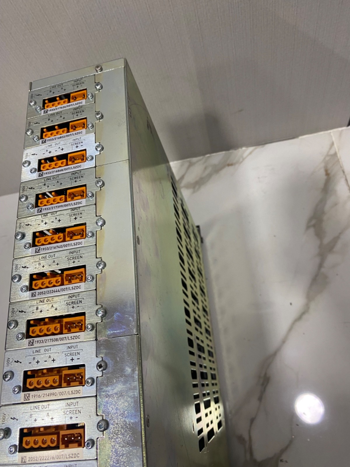 ASL V2000 Modular Power Amplifier with Different cards installed