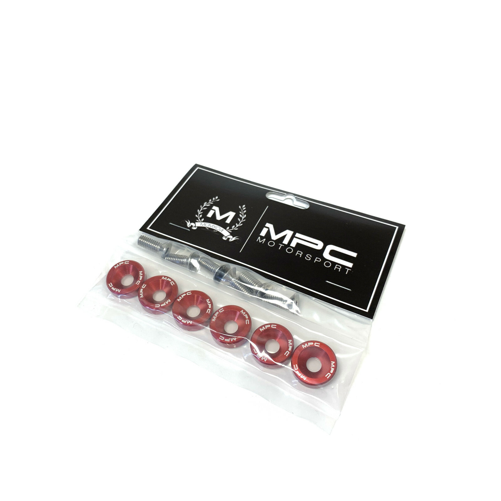 MPC Motorsport Fender Washers Dress Up Bolt Kit Civic Integra RSX EK [Red]