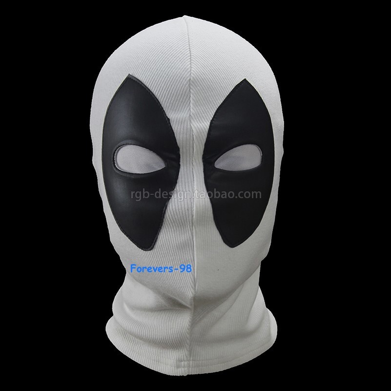 Deadpool Zenpool X-force White Mask Helmet Balaclava Face Halloween Prop Cosplay