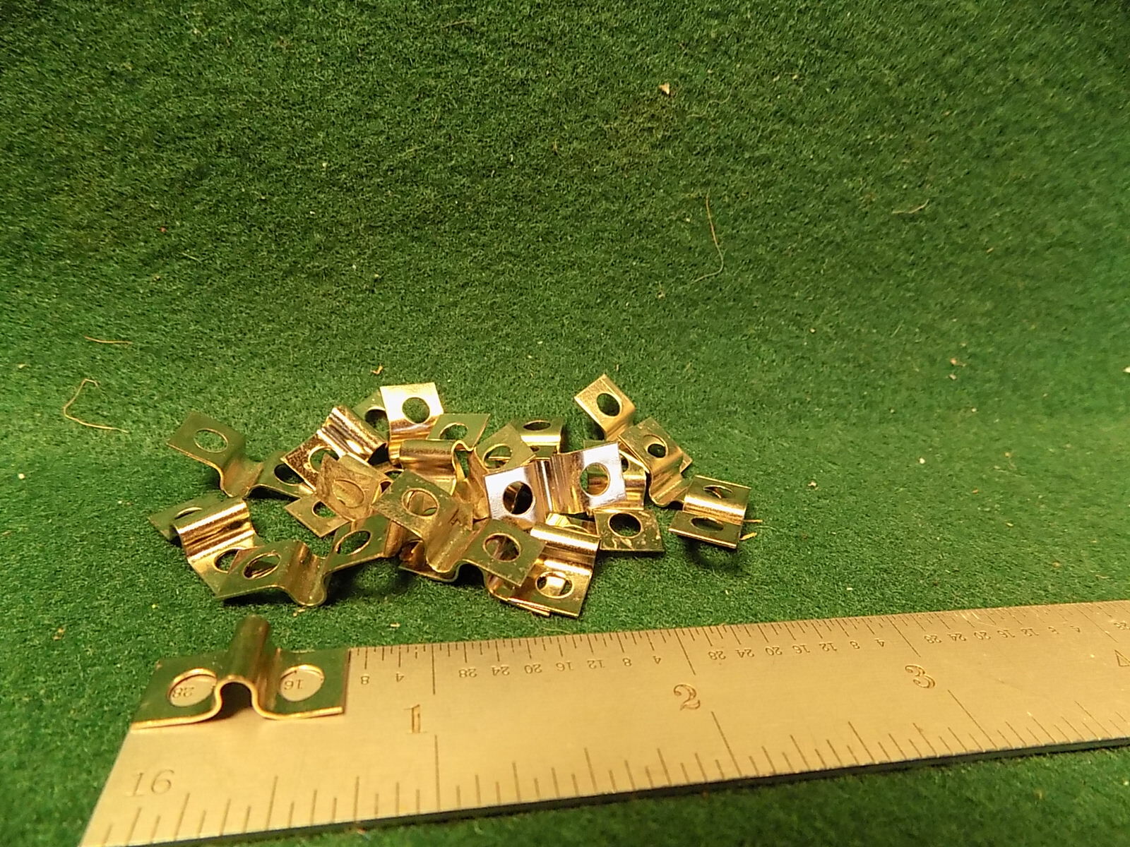 Lot of 20 Cinch Jones #4 Terminal Board Jumpers for #6 Screw 3/8" Spacing NOS