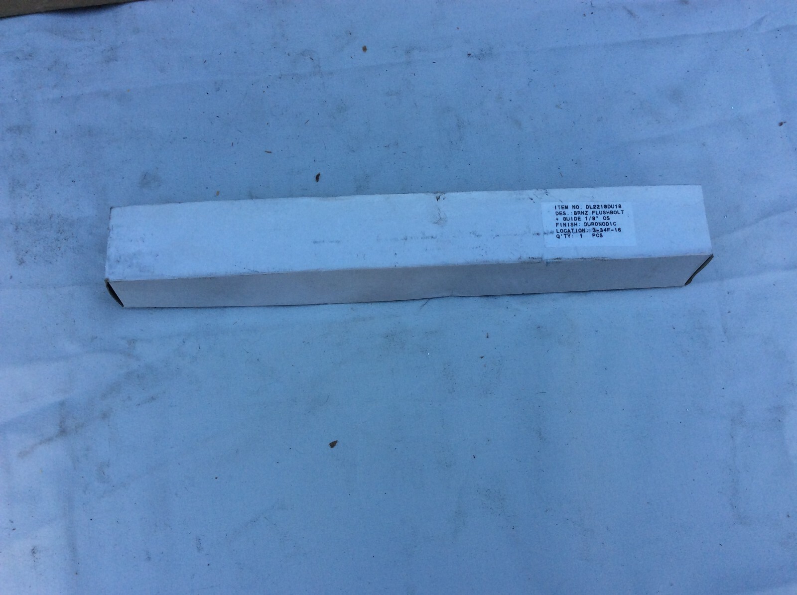 CRL DL2210DU18 Bronze 1/8" Offset Flush Bolt
