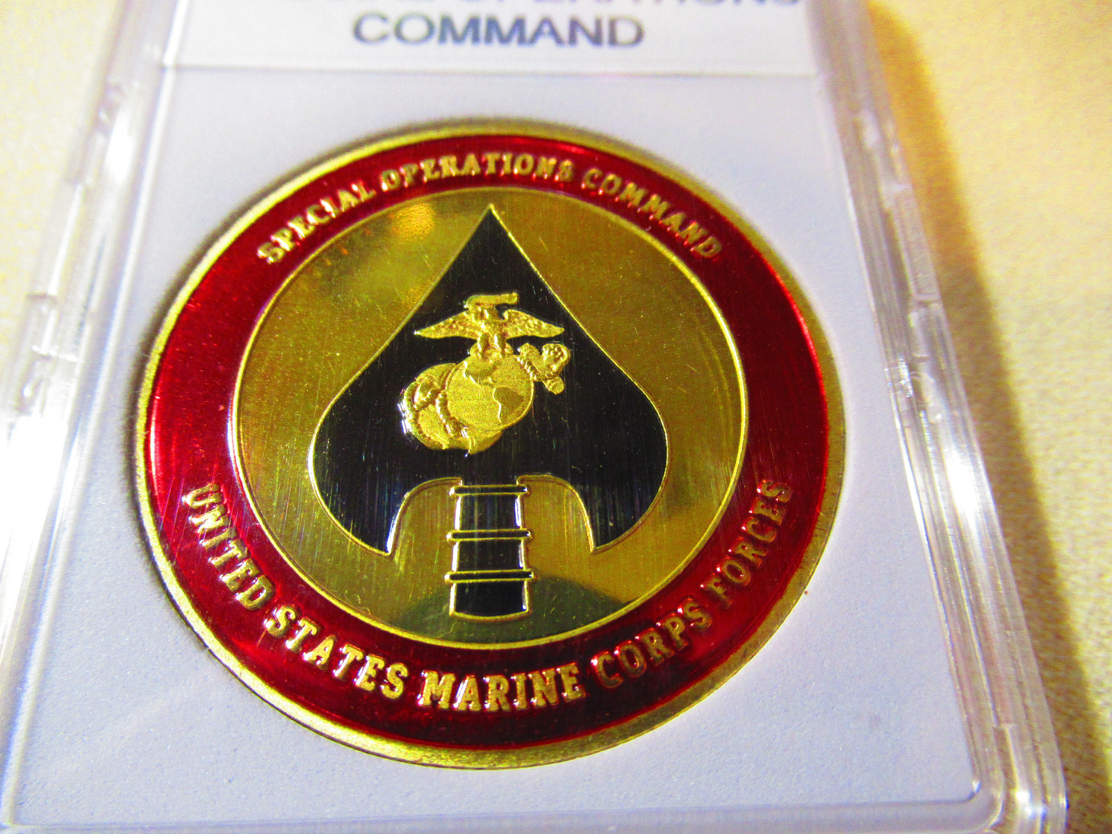 US MARINE CORPS SPECIAL OPERATIONS COMMAND Challenge Coin