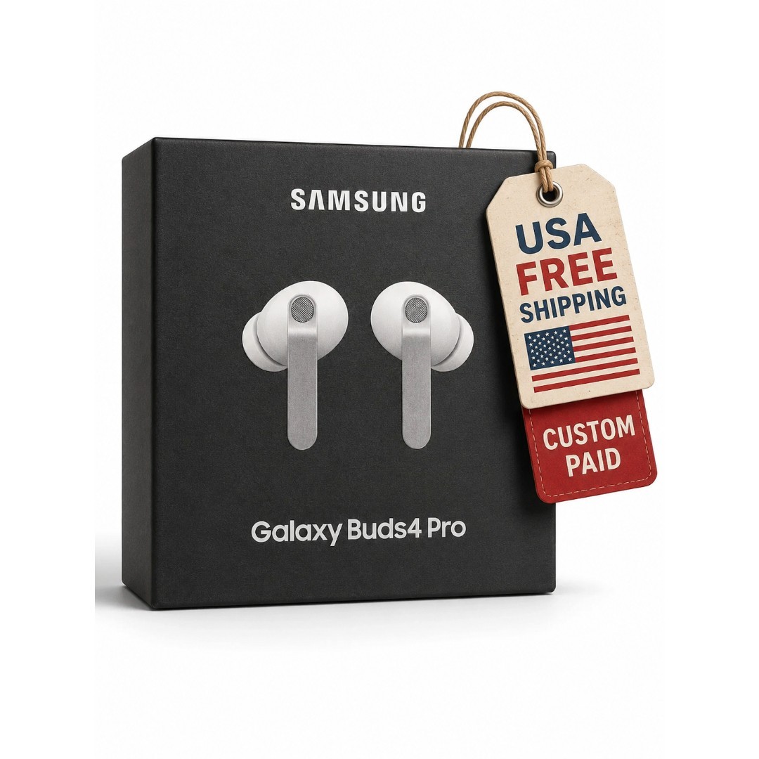 Premium Buds4 Pro AI ANC Wireless Earbuds White 2026 New Fast Ship