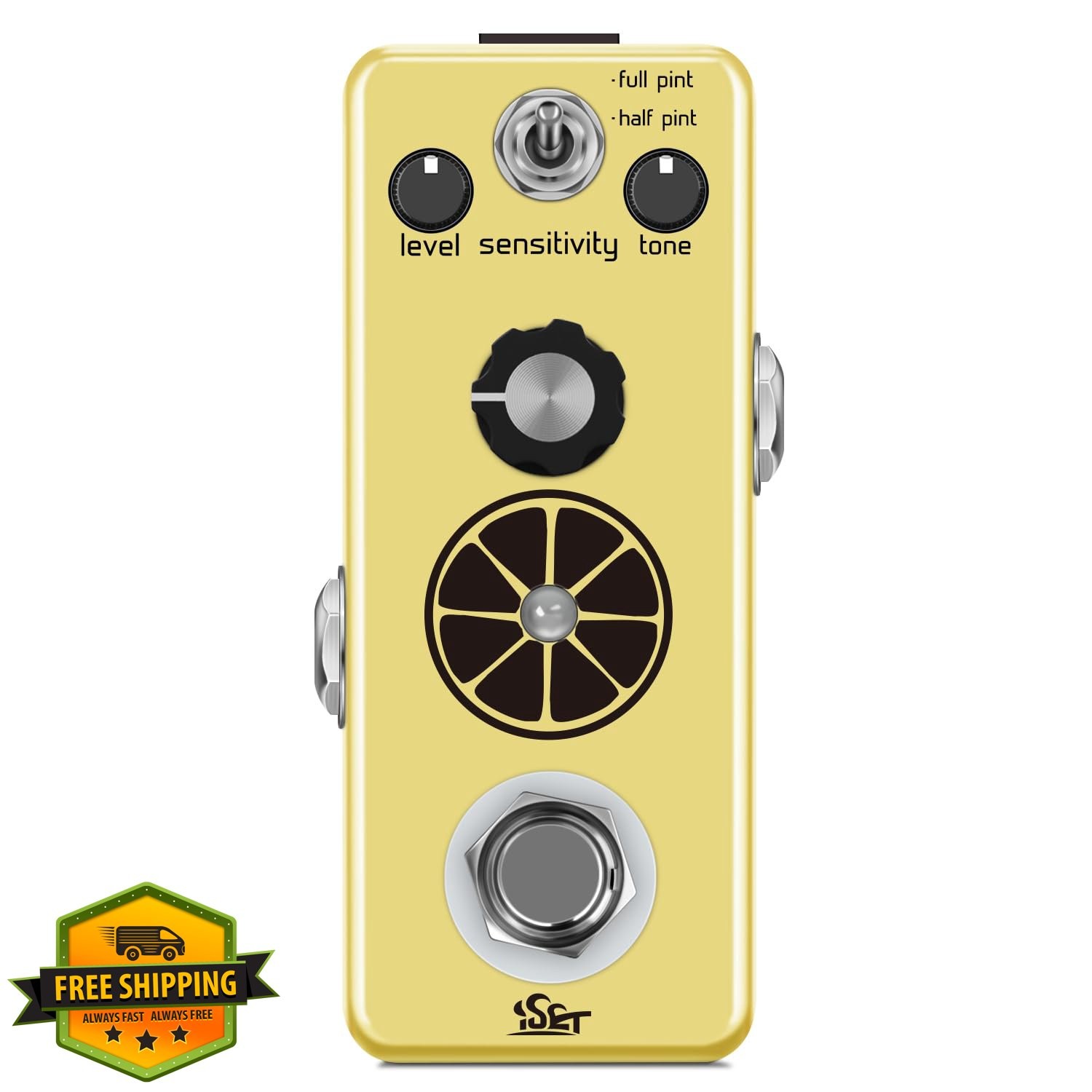 ISET Lemon Compressor Guitar Pedal