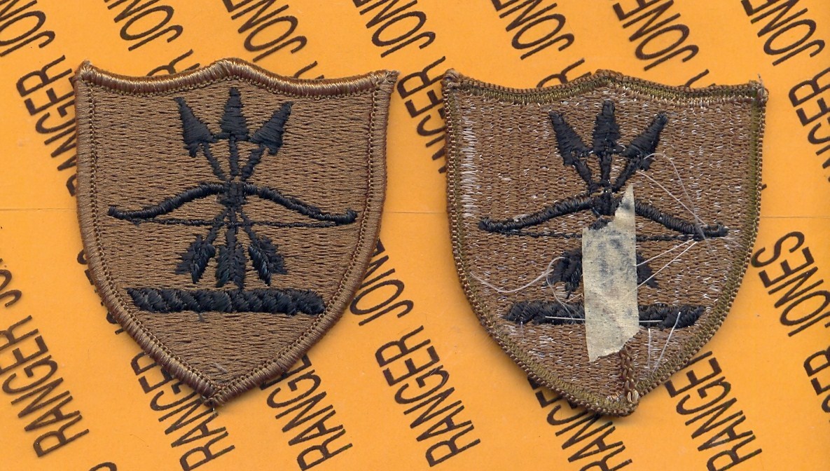 US Army North Dakota National Guard ARNG OD Green & Black patch m/e