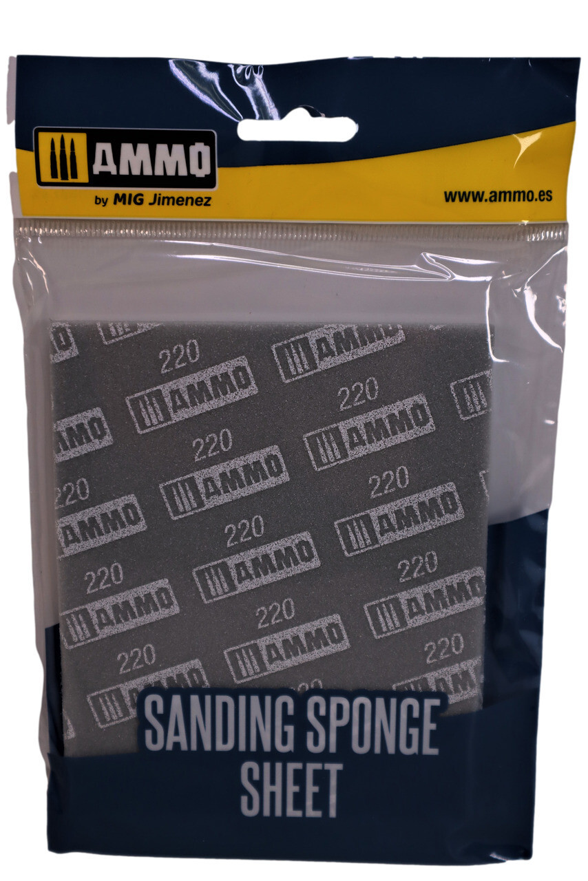 AMMO by MIG Accessories - SANDING SPONGE SHEET (220)