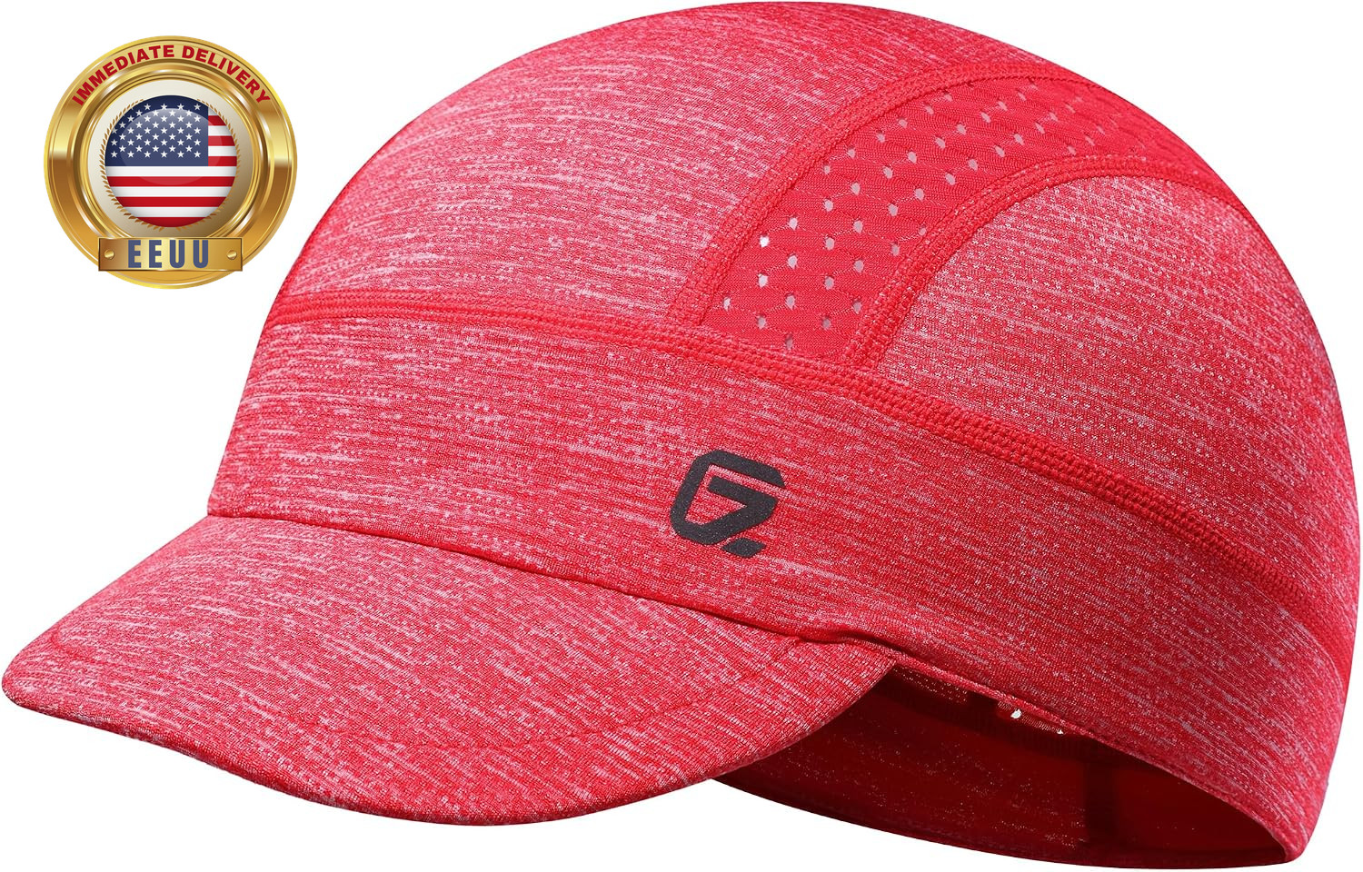 Cooling Cycling Cap, Skull Cap Helmet Liner with Flip Brim, Sun Protection Runni
