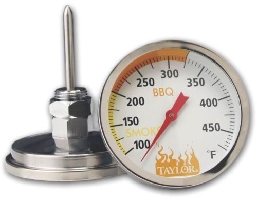 NEW TAYLOR 814GW STAINLESS  MEAT GRILL SMOKER BBQ THERMOMETER INDICATOR 5055579