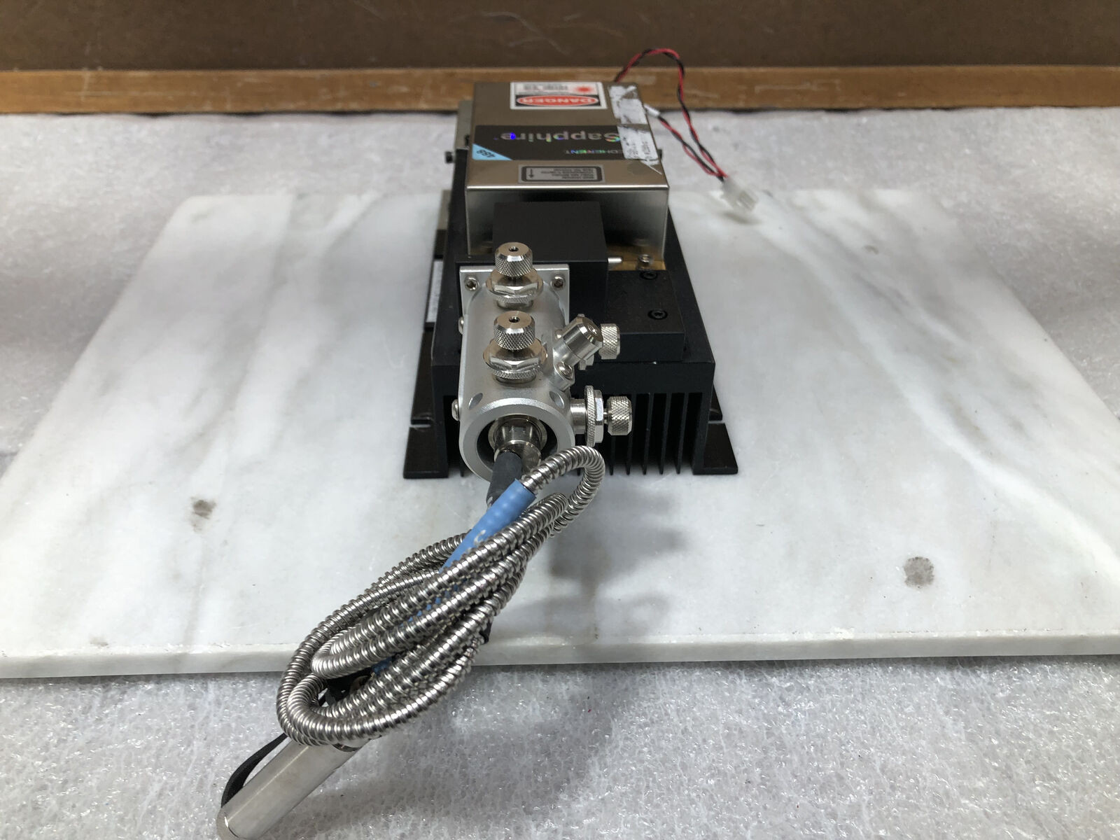 Coherent Sapphire 488-20 Continuous Wave Laser System With Heatsink Cables