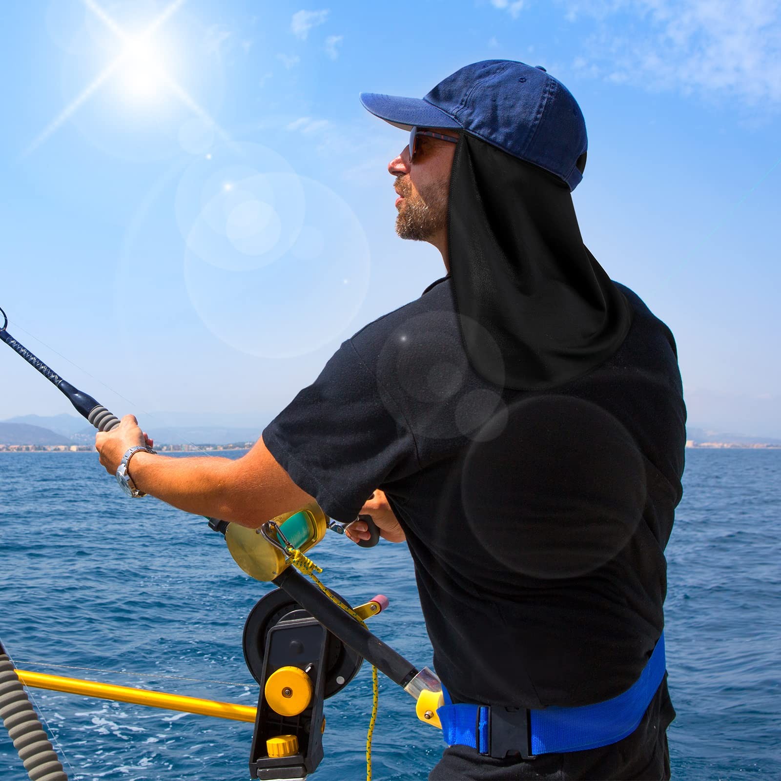 6 Pack Hard Hat Sun Shade Cooling Skull Cap for Quick Dry Cooling Protector