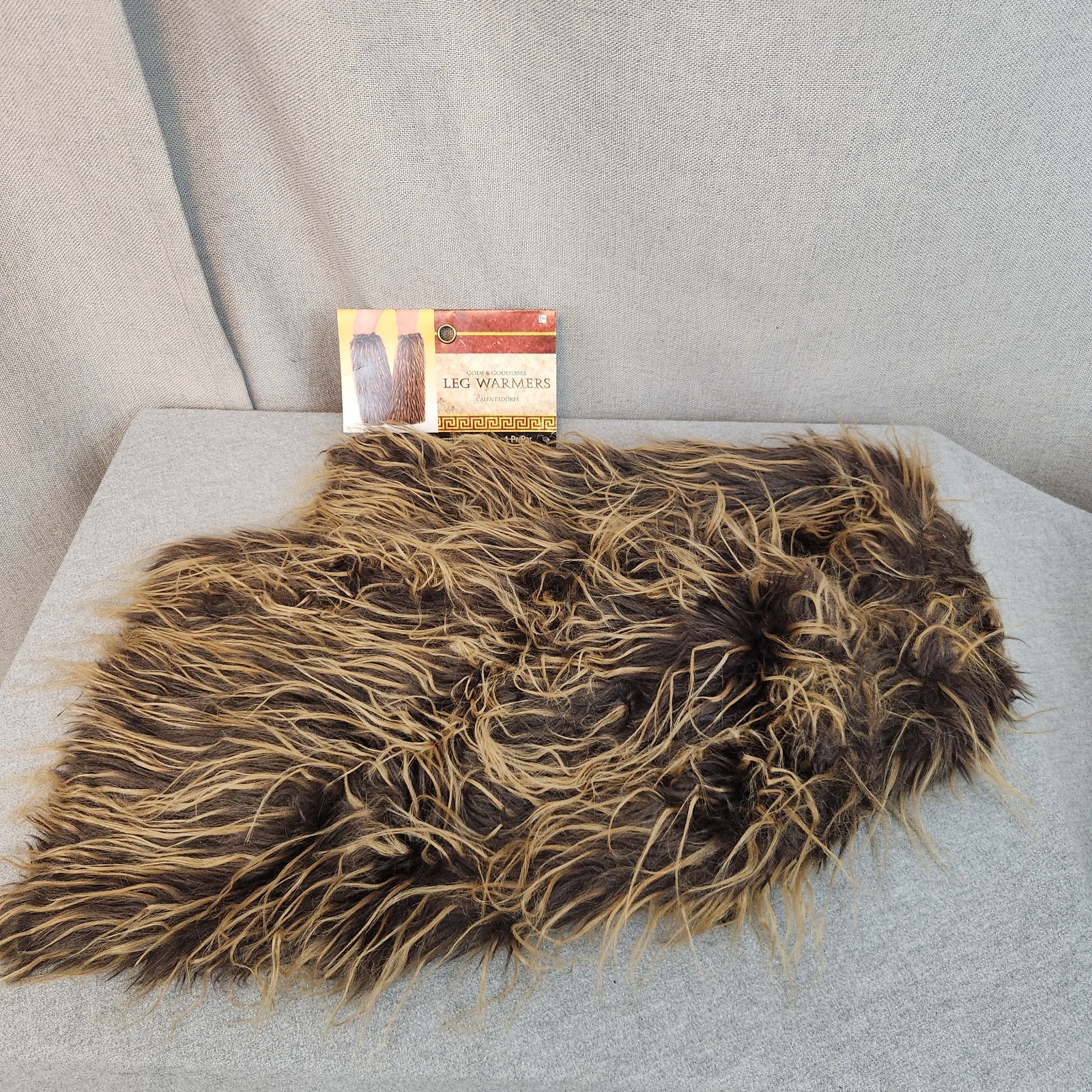Pair Leg Warmers Viking Warrior Furry Fuzzy Chewy One Size Chewbacca Star Wars