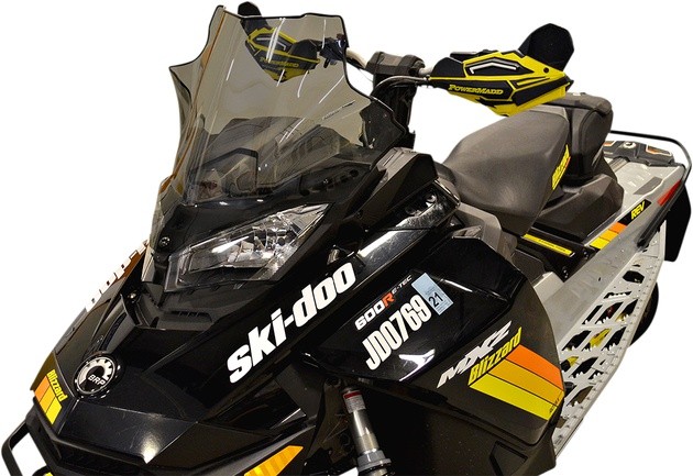 Powermadd Cobra Windshield Low 14" Smoke #13621 Ski-Doo