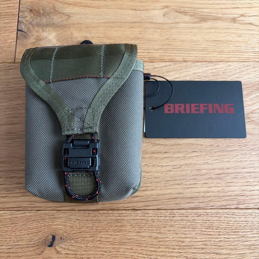 BRIEFING Scope Box Pouch Olive Nylon Golf Rangefinder Case Used
