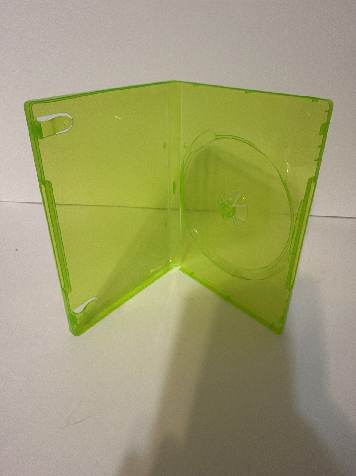 XBOX 360 Authentic Replacement Clear Green Game Case OEM W/Sleeve