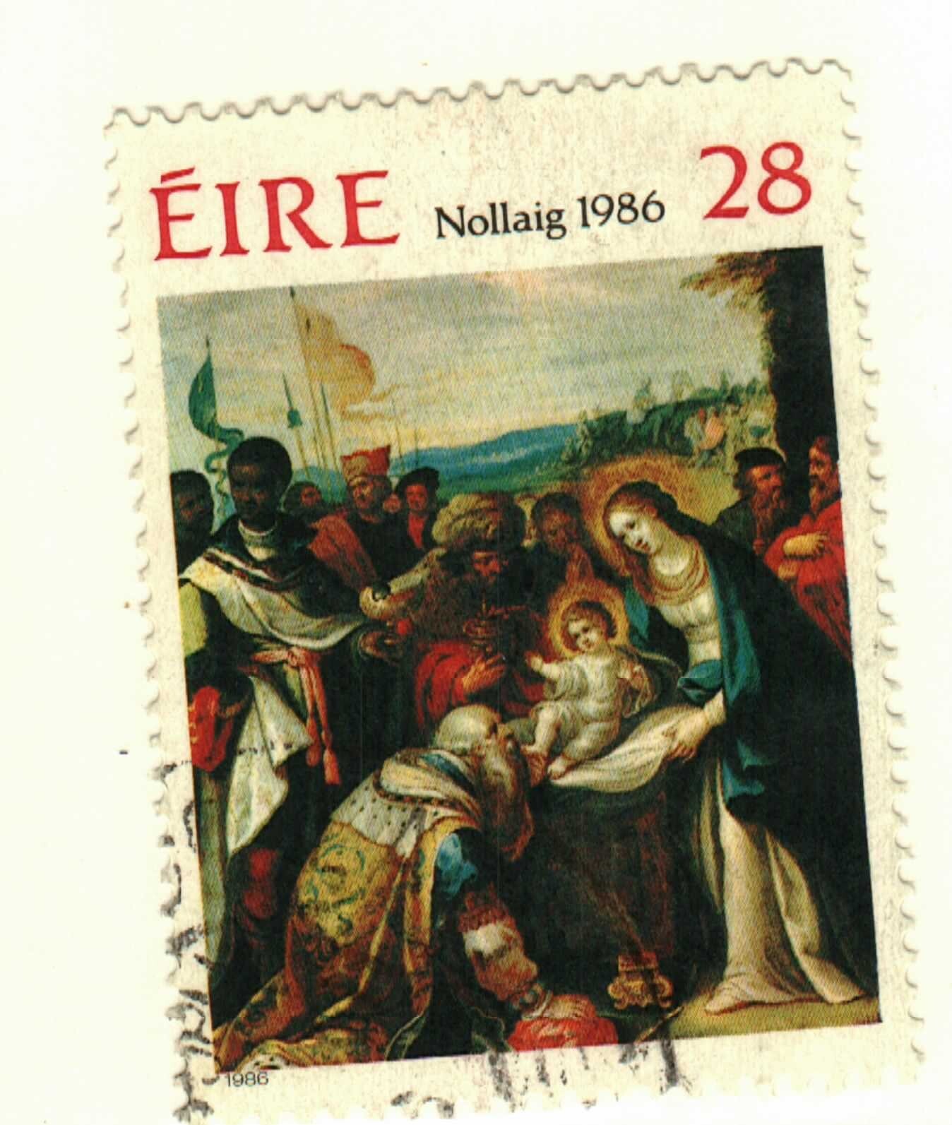 Ireland #678 used Christmas 1986