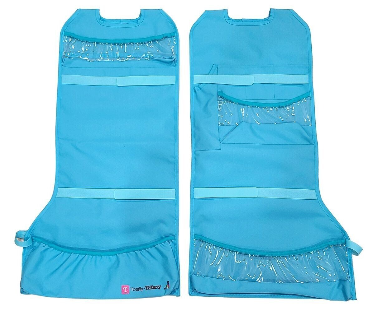 Totally Tiffany Paper Craft Cart Apron  Turquoise New