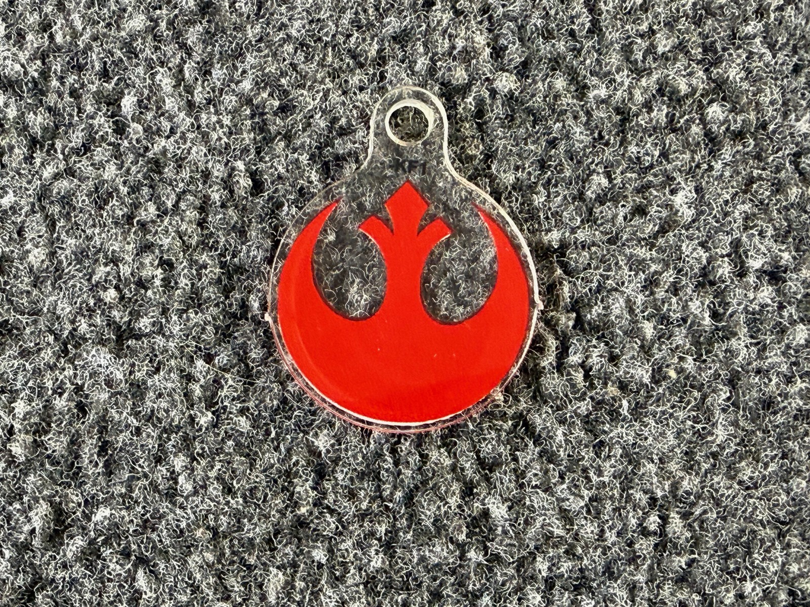 Stern Star Wars Pinball Machine Playfield Plastic Promo Key FOB -KF1 NOS