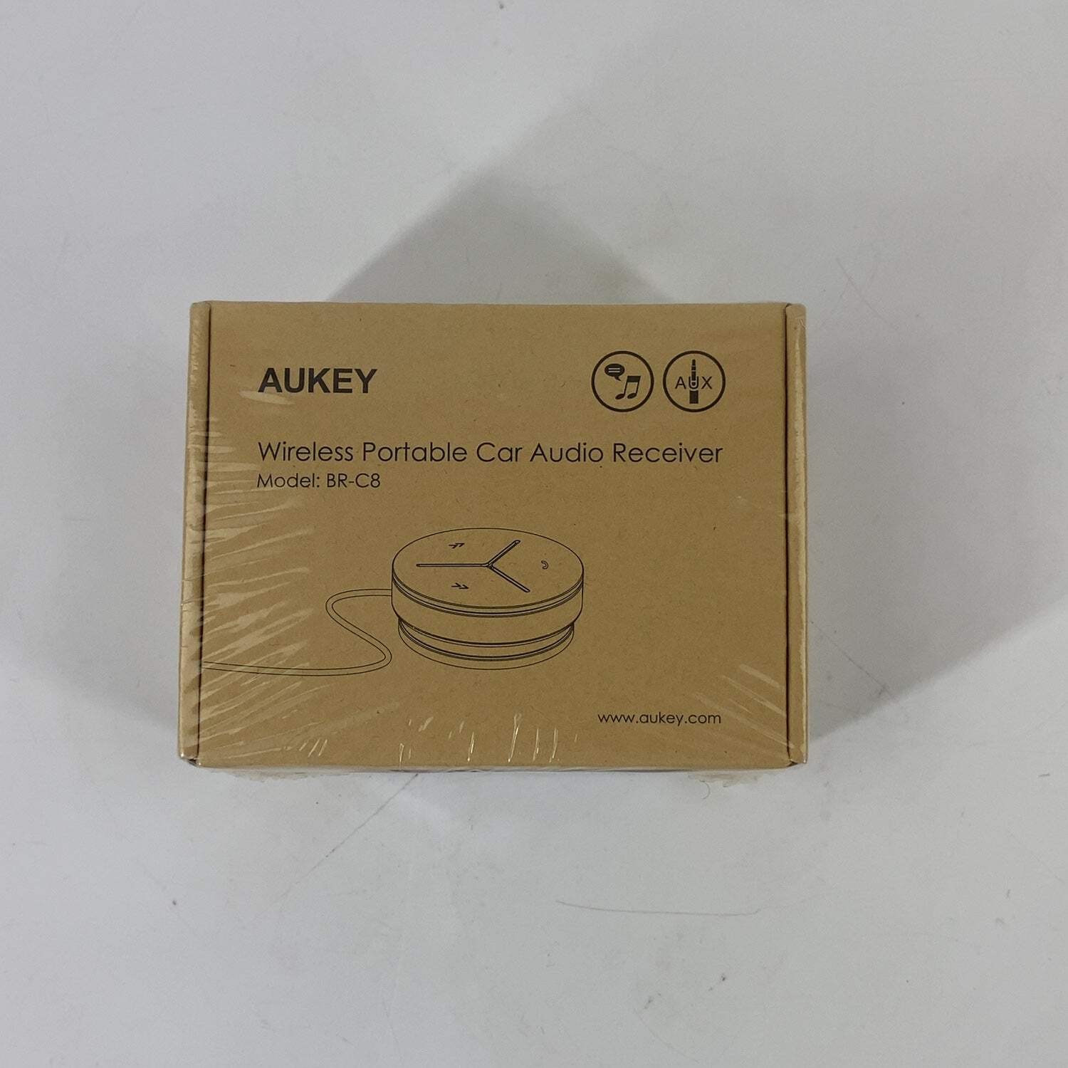 New Aukey Audio Reciever Wireless Portable Car Audio Receiver BR-C8