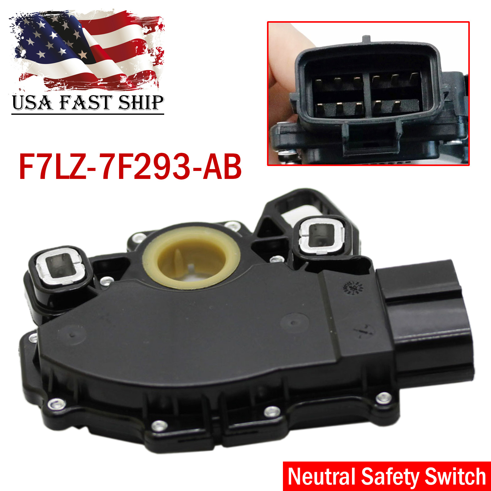 Automatic Trans Neutral Safety Switch F7LZ-7F293-AB for Ford E350 450 Super Duty