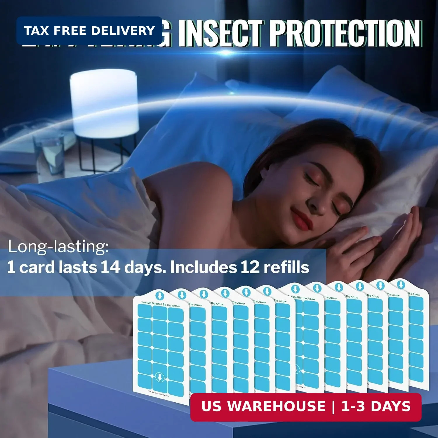 12 Pack Flying Insect Trap Refill Compatible with VEYOFLY Fly Trap LAMP