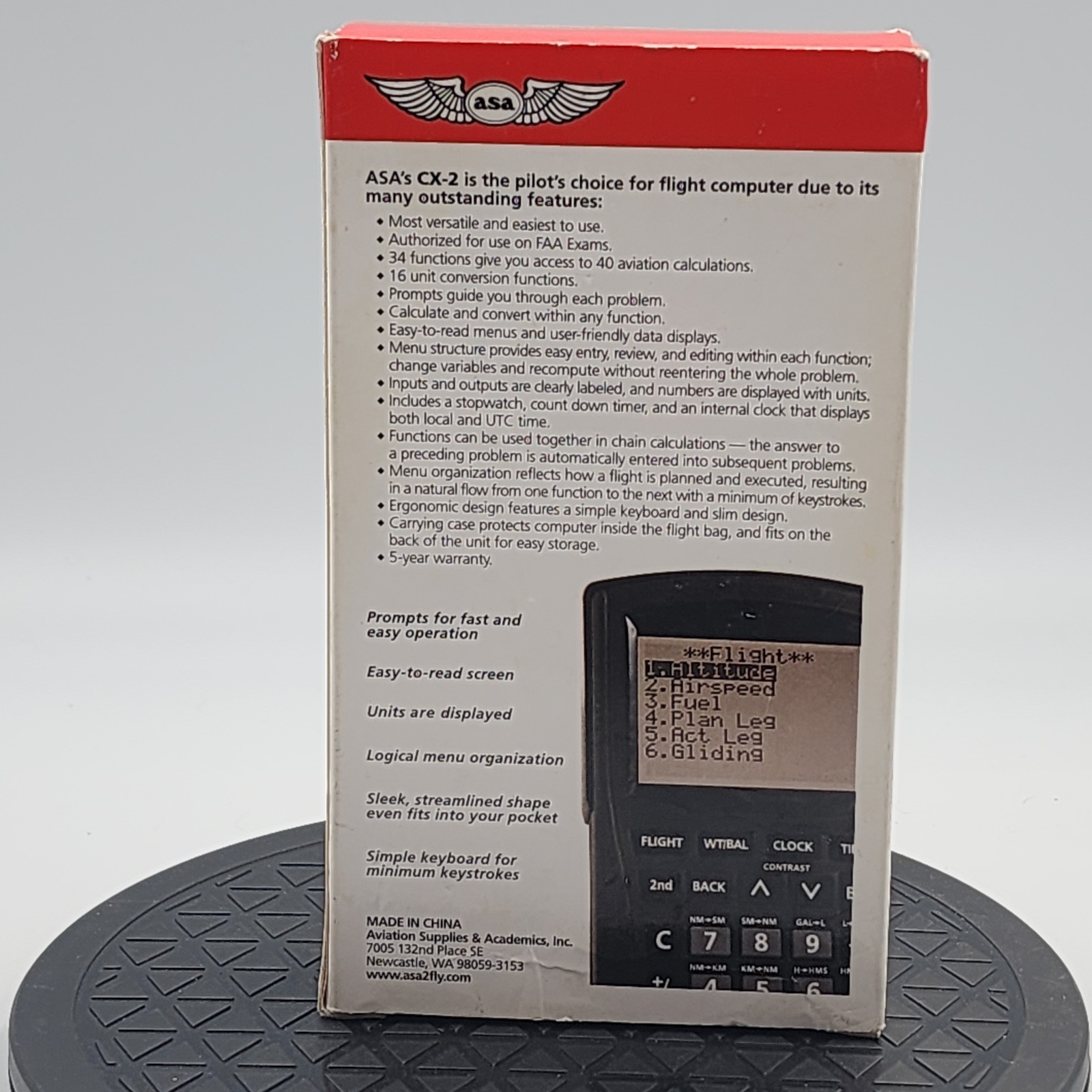 Vtg Air Classics ASA-CX2 Pathfinder Flight Planning Computer Original Packaging