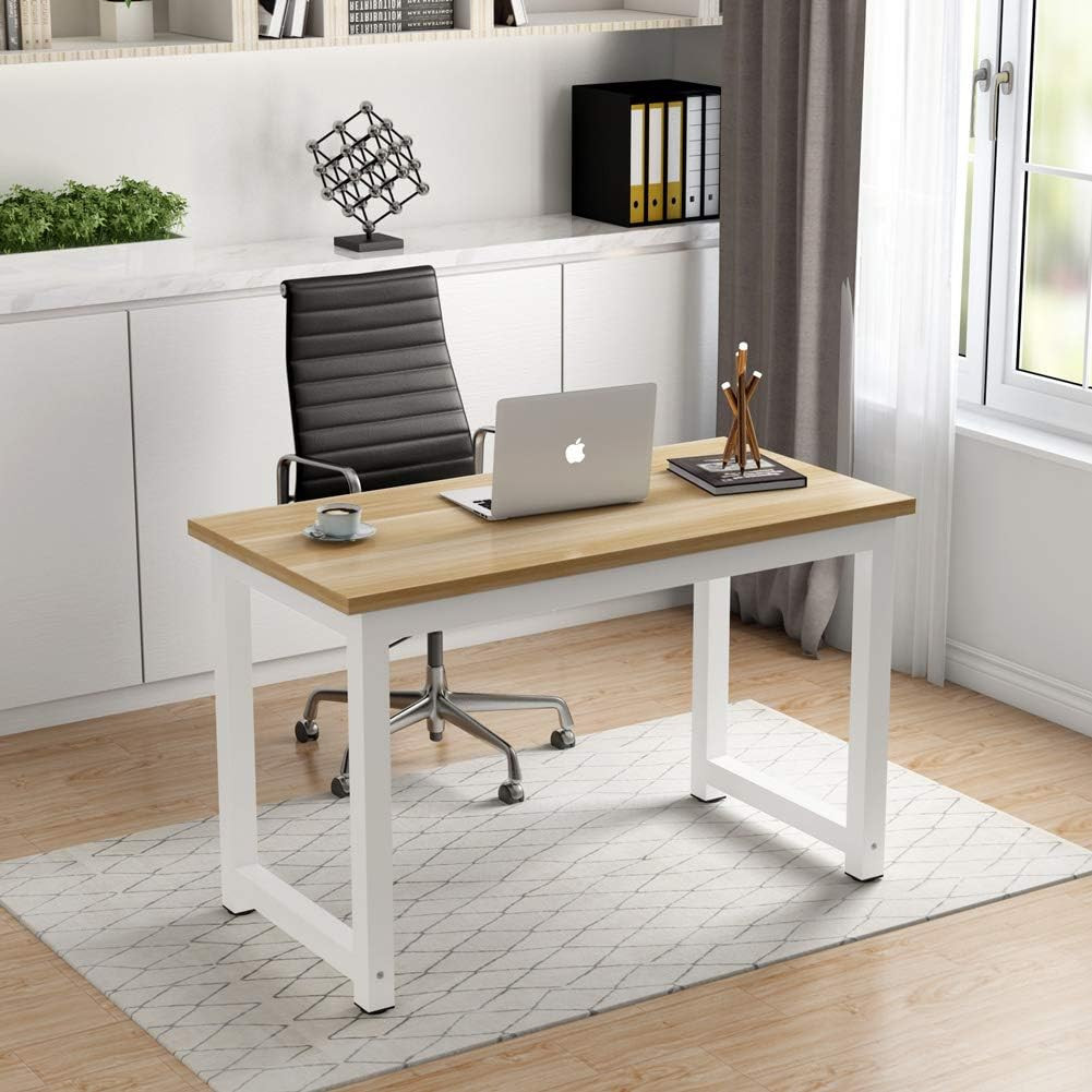 Tribesigns Computer Desk, 47 Inch Modern Simple Office Desk Computer Table Study