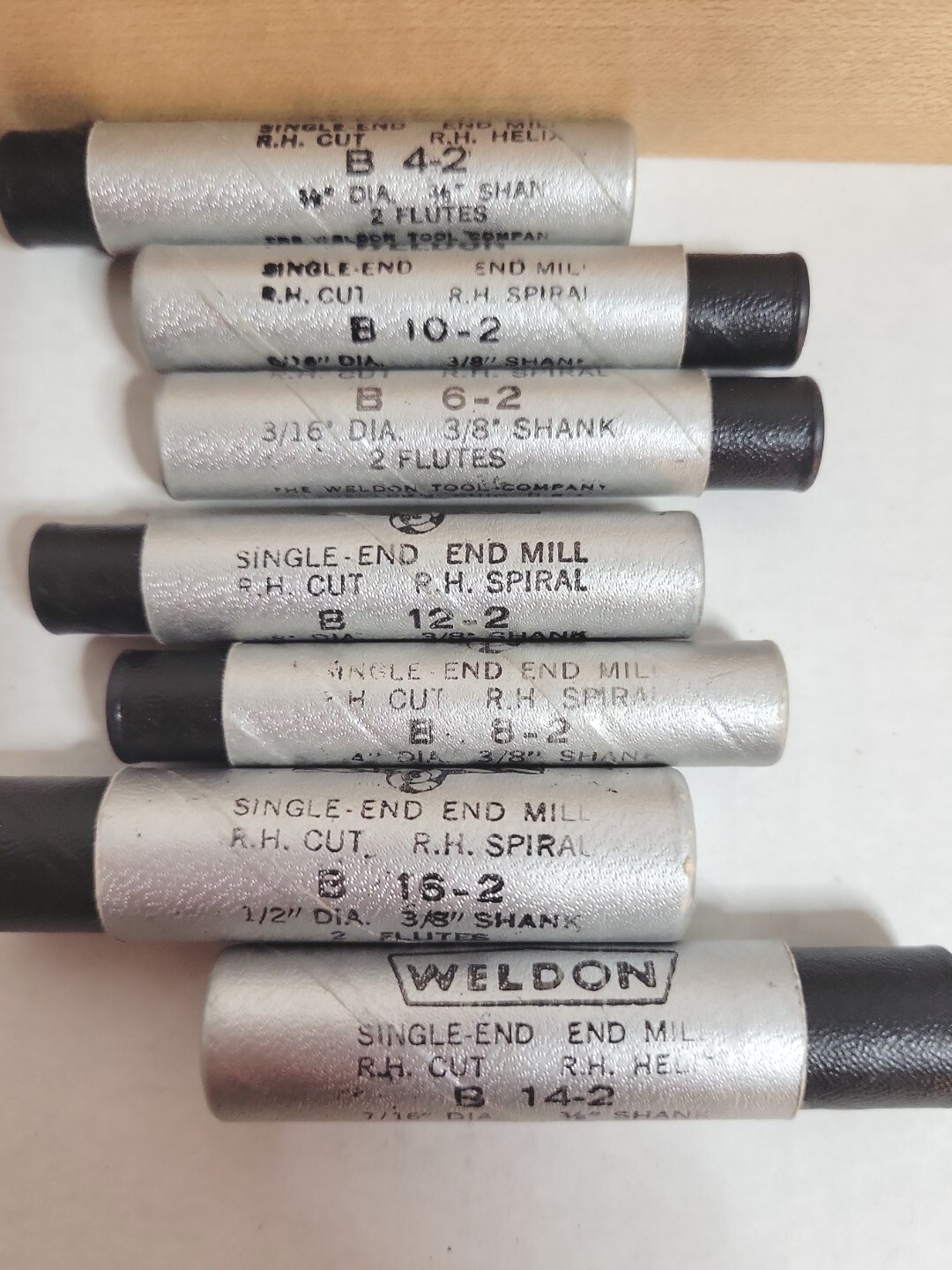 Weldon Tool Company 7 piece Cutting set