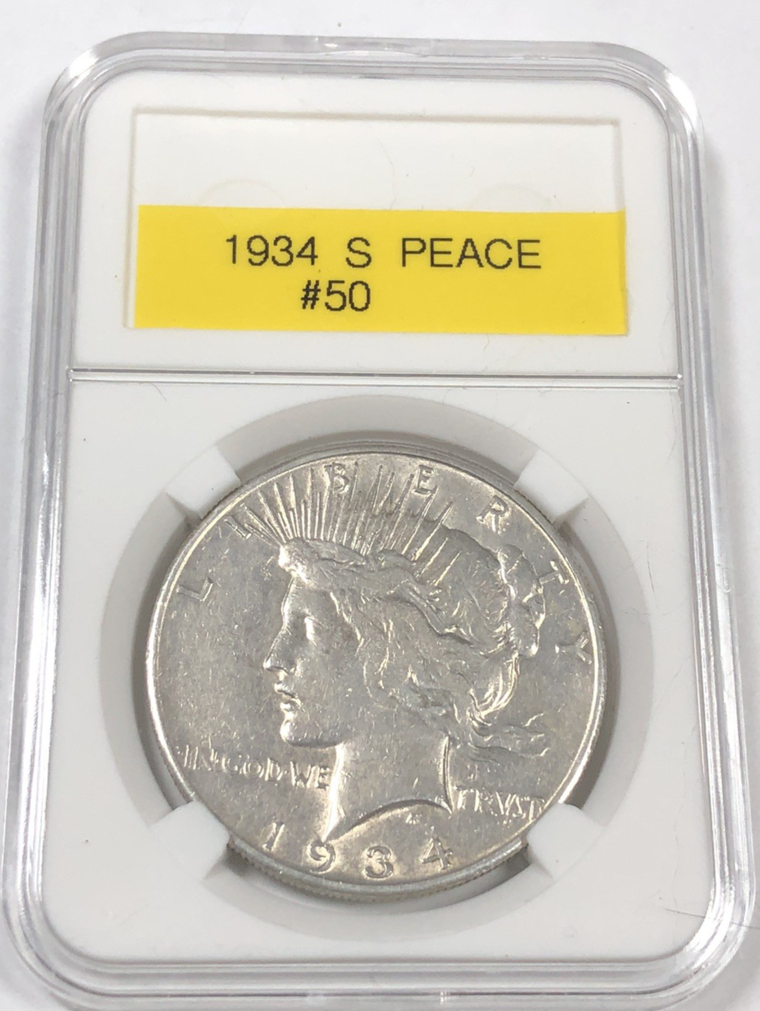 1934 S PEACE"VF+/XF" 💰🔥Rare/Scarce/ LOW MINTAGE - 1M/ Price to Sell💥💥 ✅