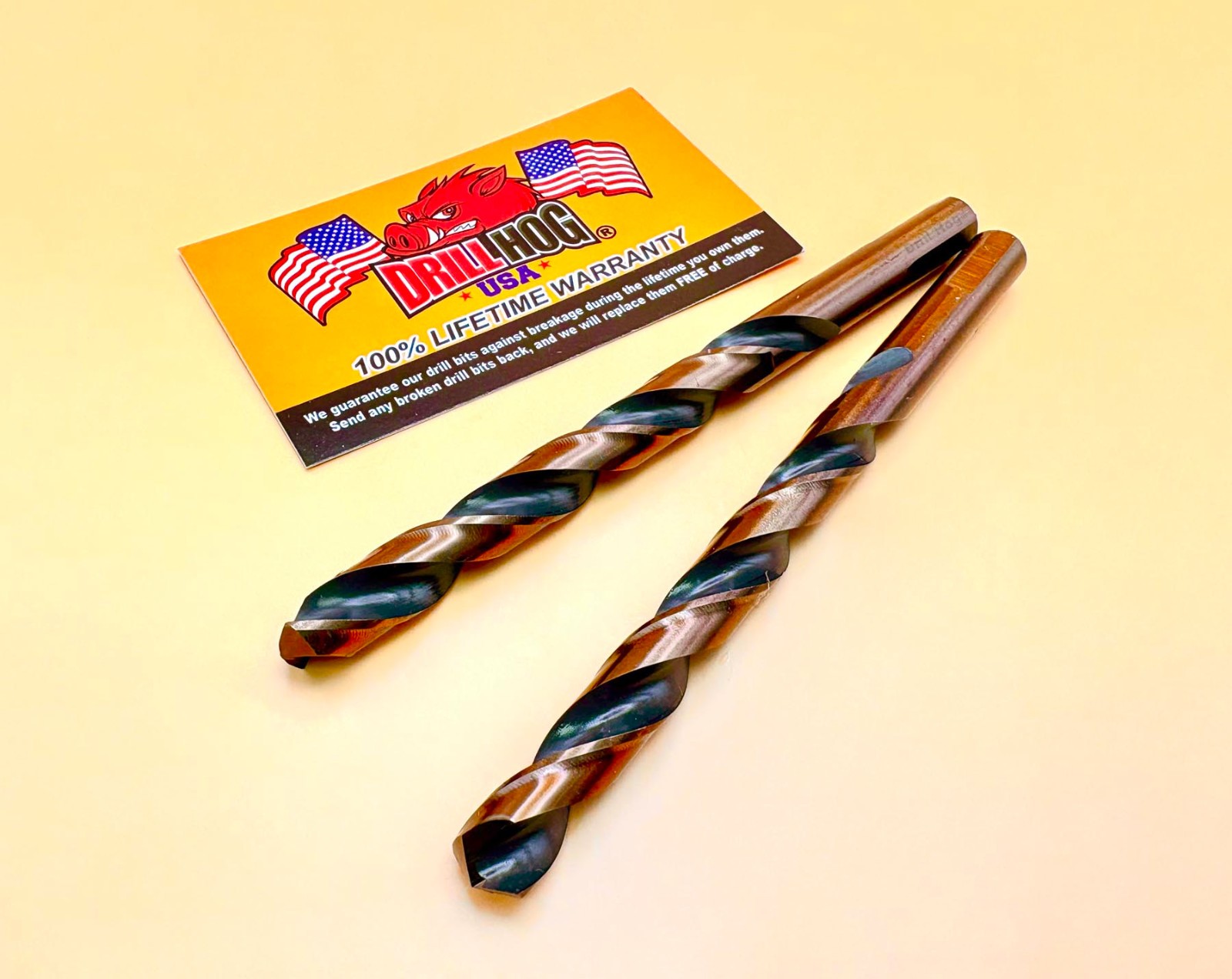 5/32", 17/64", 3/8"  Drill Bits HI-MOLYBDENUM M7 Drill Hog® Lifetime Warranty