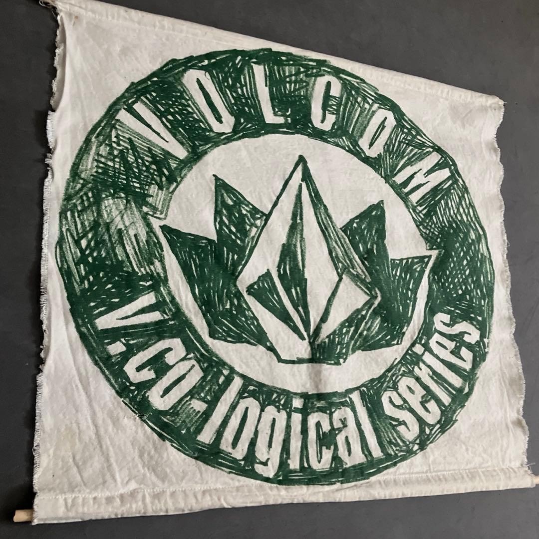 Novelty In-Store Volcom Banner Flag Tapestry Ecru