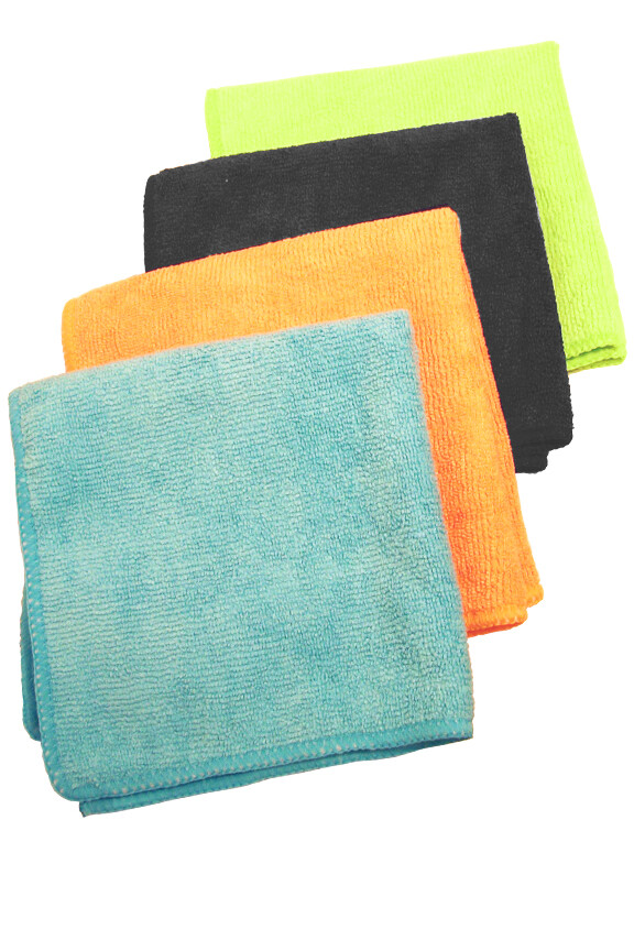 2-PACK - Simply Good Commercial Grade Microfiber Cloths - 12 x 12 (Light Green)