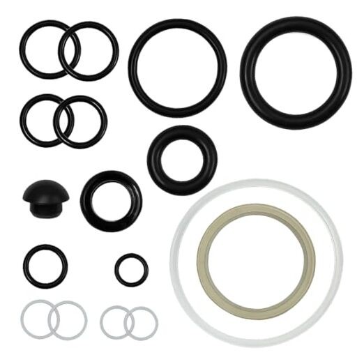 15PCS Floor Jack Seal Kit, 3 Ton Hydraulic Jack Oil Seal & O-Ring Horizontal