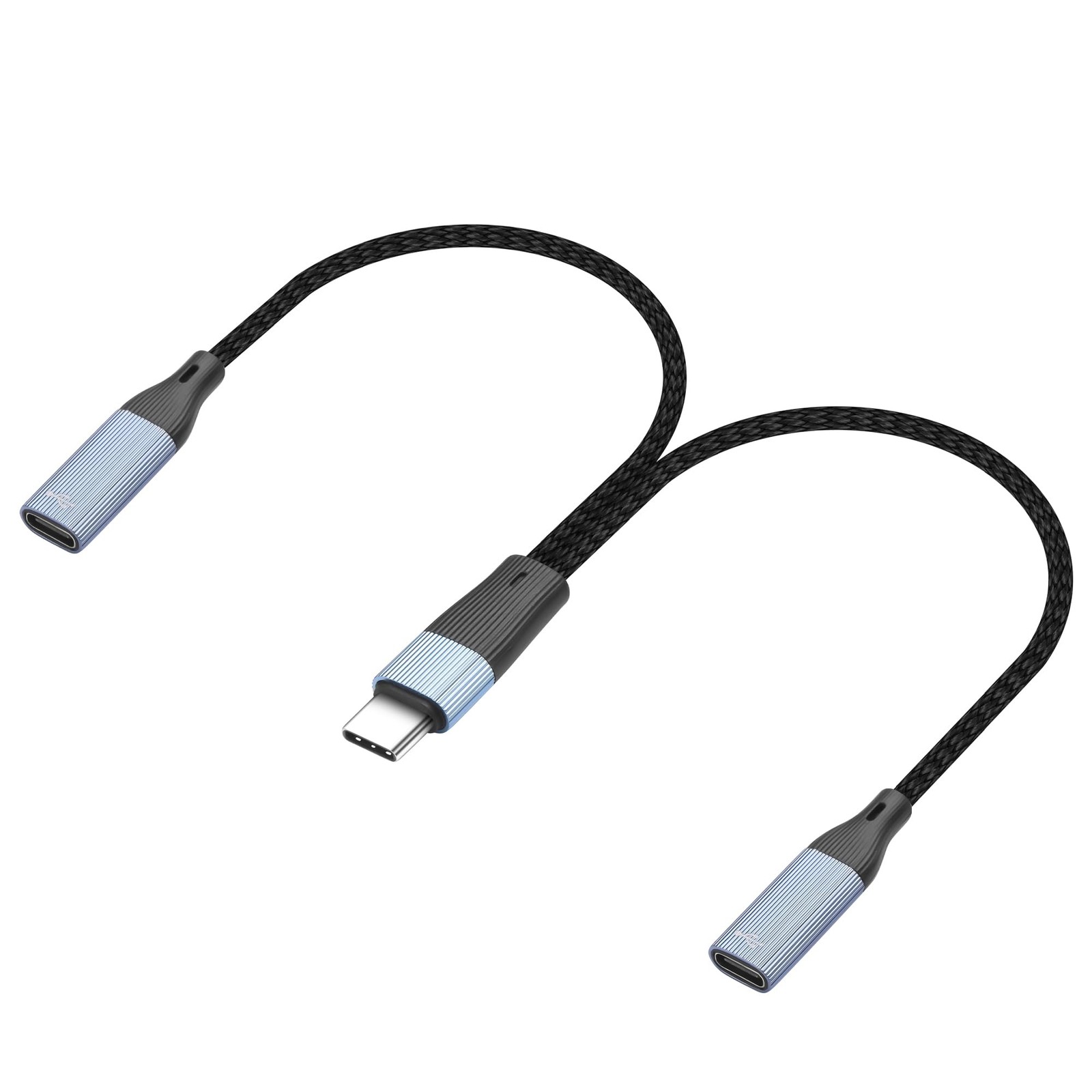 USB C Y Adapter Extension Cable Type-C Male to Dual Type-C Female OTG Cable U...