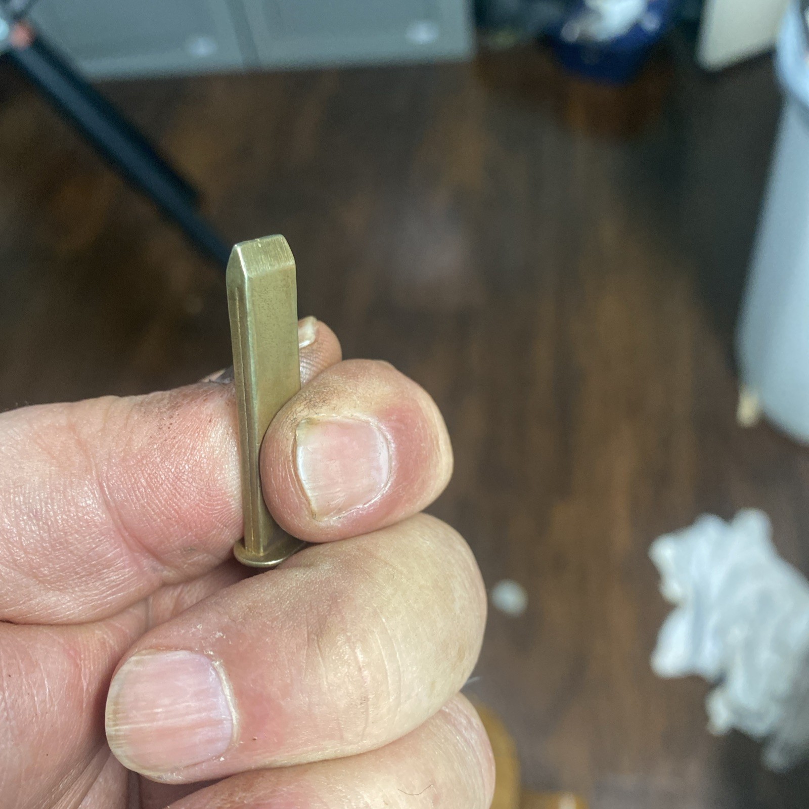 Thomas Center Arms Brass Barrel wedge/key For a Hawkins Muzzleloader.