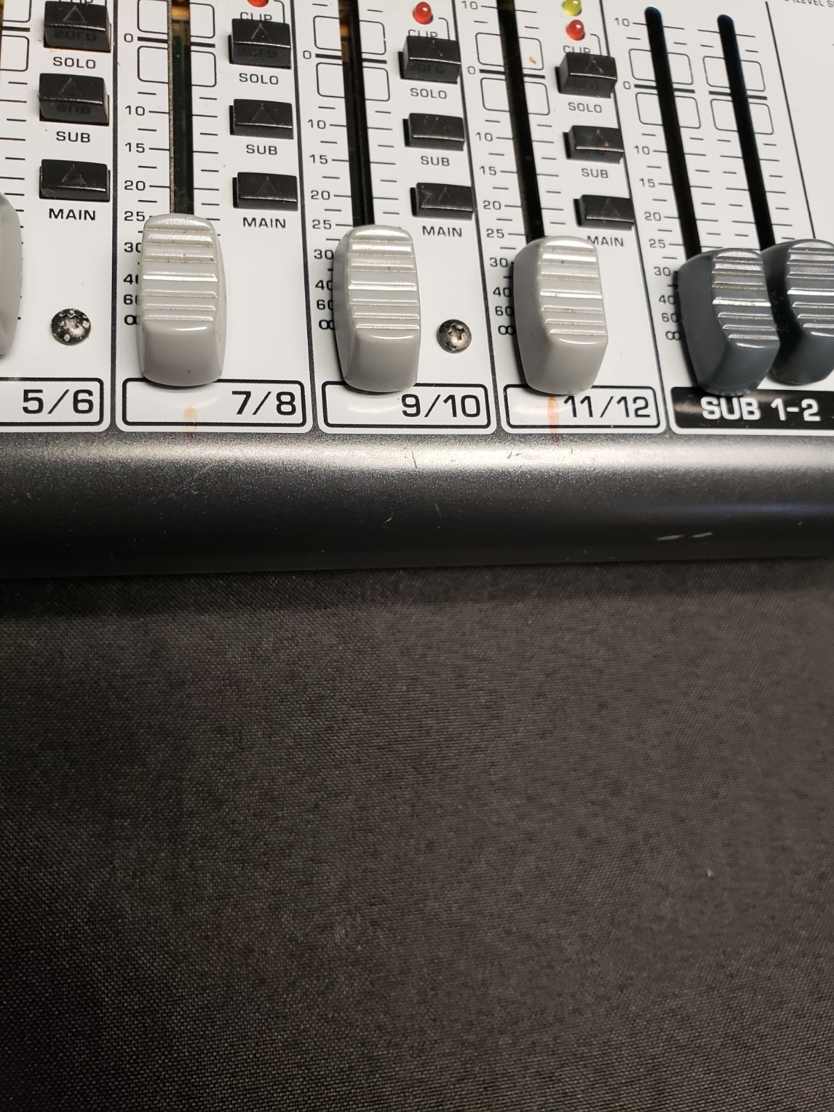 Read Tested Behringer Xenyx X1622USB Multi-FX Processor USB Audio Interface