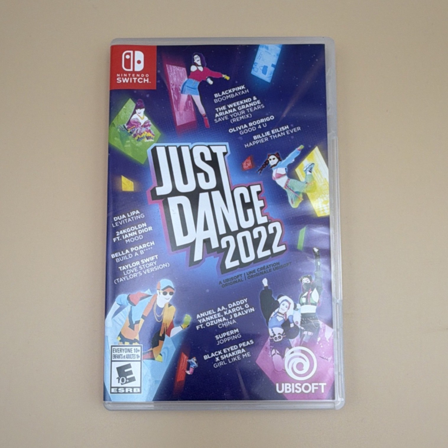 Ubisoft Just Dance 2022 Nintendo Switch Music & Dance Multiplayer E10+ CASE ONLY
