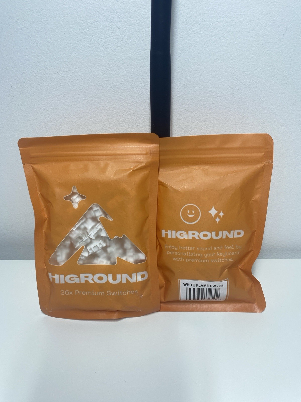 Higround 36-Pack Geo Linear Gaming Keyboard Switches 3.6mm Travel Creamy Thocky