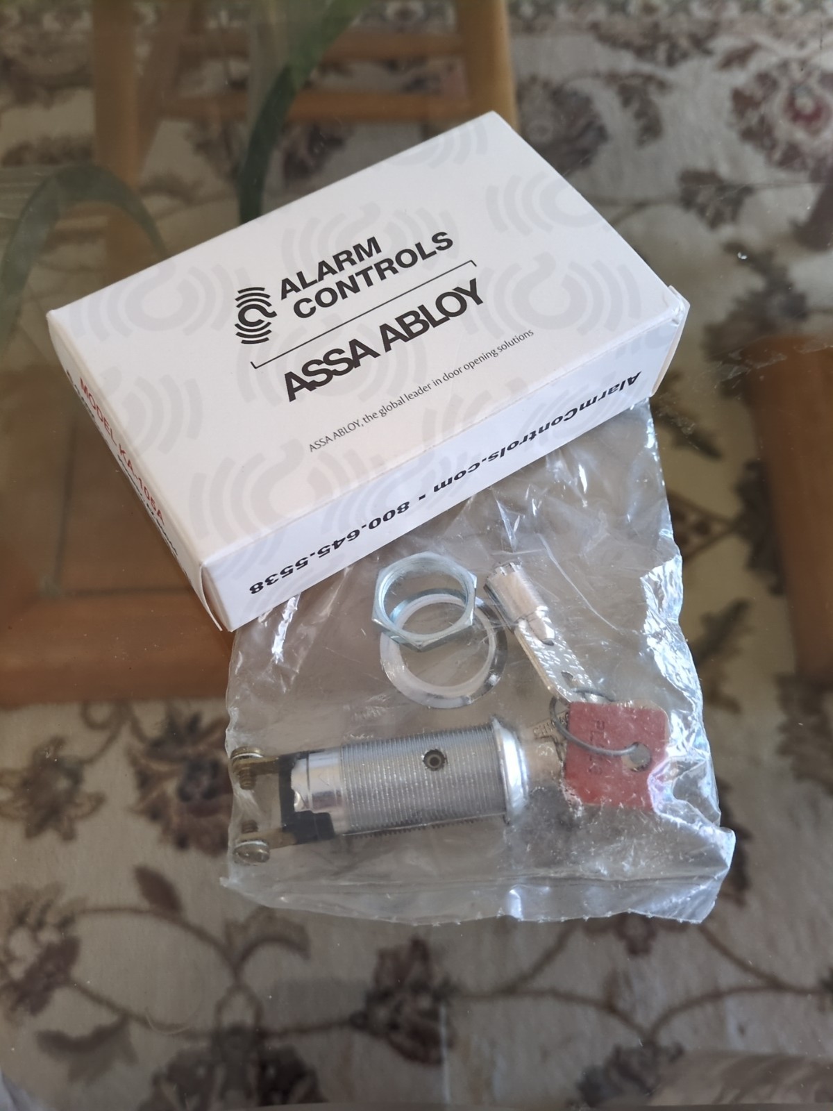 New Alarm Controls ASSA ABLOY KA-105A On/Off Key Switch