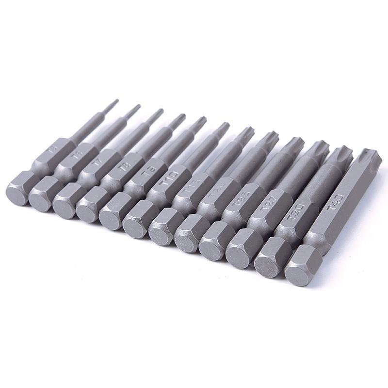 Efficient Tool Kit with Magnetic For Torx Bits Features All Essential Sizes
