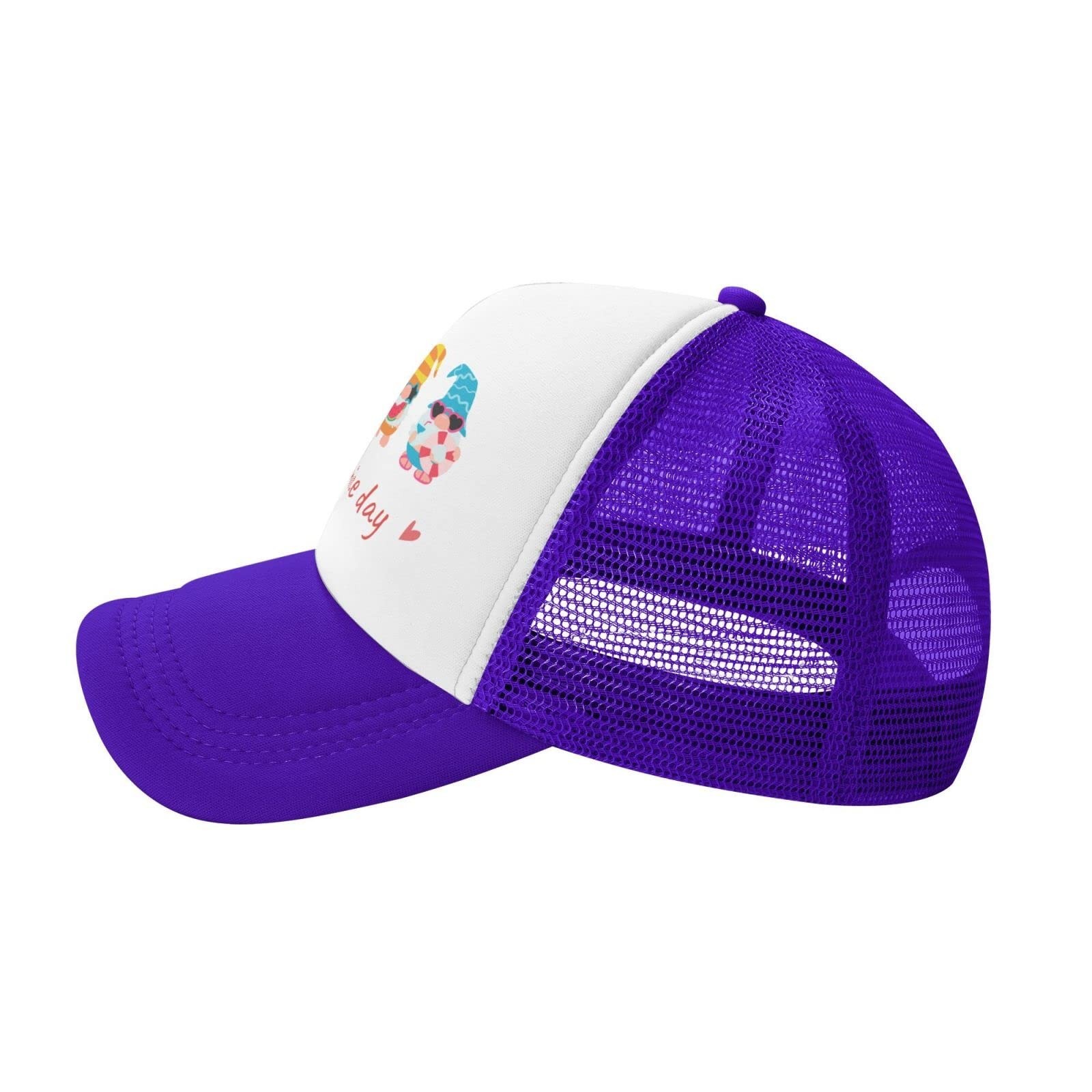 Mesh Dad Hat Adjustable Washed Summer Gnome Nice Day Baseball Dad Cap Funny B...